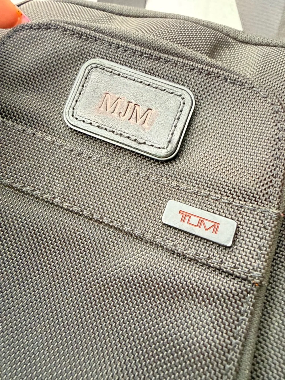 Tumi Black Crossbody Shoulder Bag iPad Messenger Bag